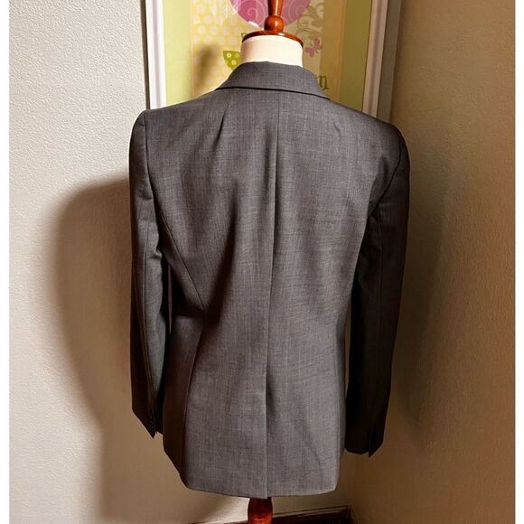 NWOT J Crew 1035 Italian Stretch Wool Gray Blazer Size8T #DJ5 - Picture 6 of 7